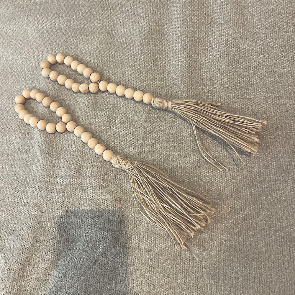 Beaded door hanger
